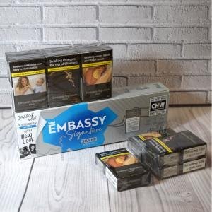 Embassy Signature Gold Cigarettes – 10 packs of 20 Cigarettes (200)