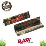 RAW | King Size Slim Rolling Papers | Black | Bundle of 2