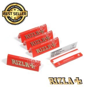 Rizla |Red Regular Rolling Papers | Bundle of 5